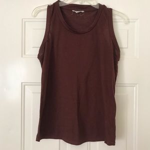 Stella Luce Maroon muscle tank top